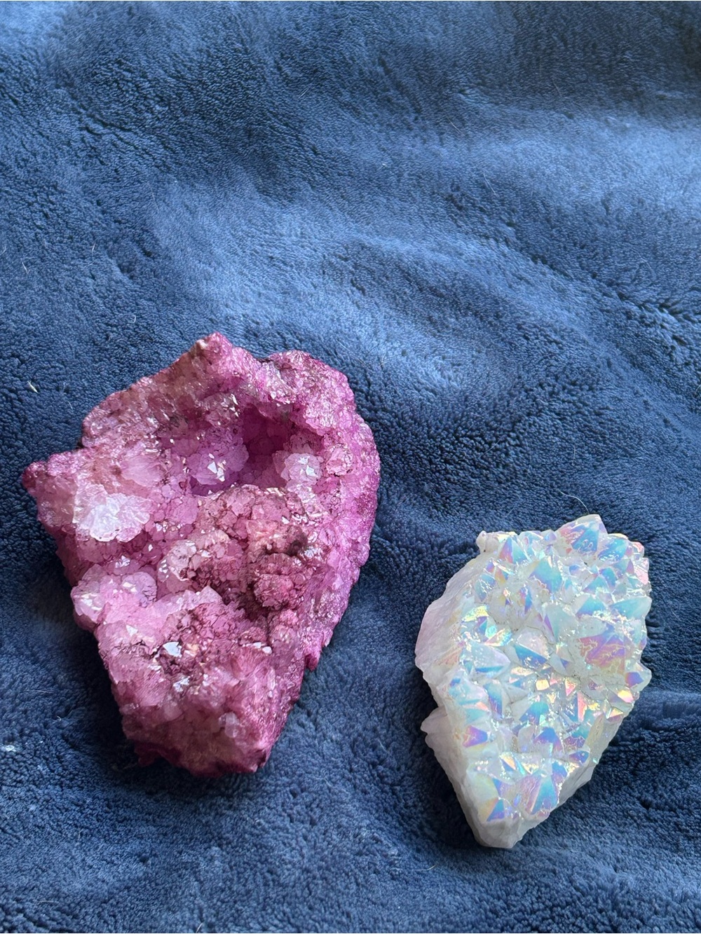 Pink Amethyst Crystal Geode Accent - Decorative Home Accent